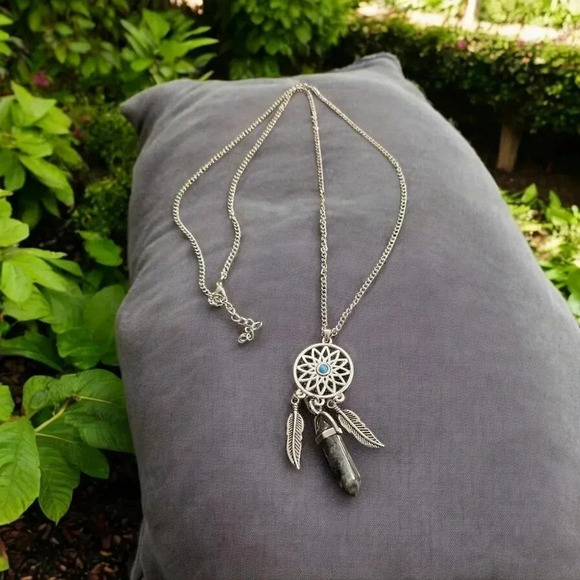 Flower of Life Labradorite Necklace - Picture 1 of 2